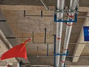 甘泉管廊支架的安装方法